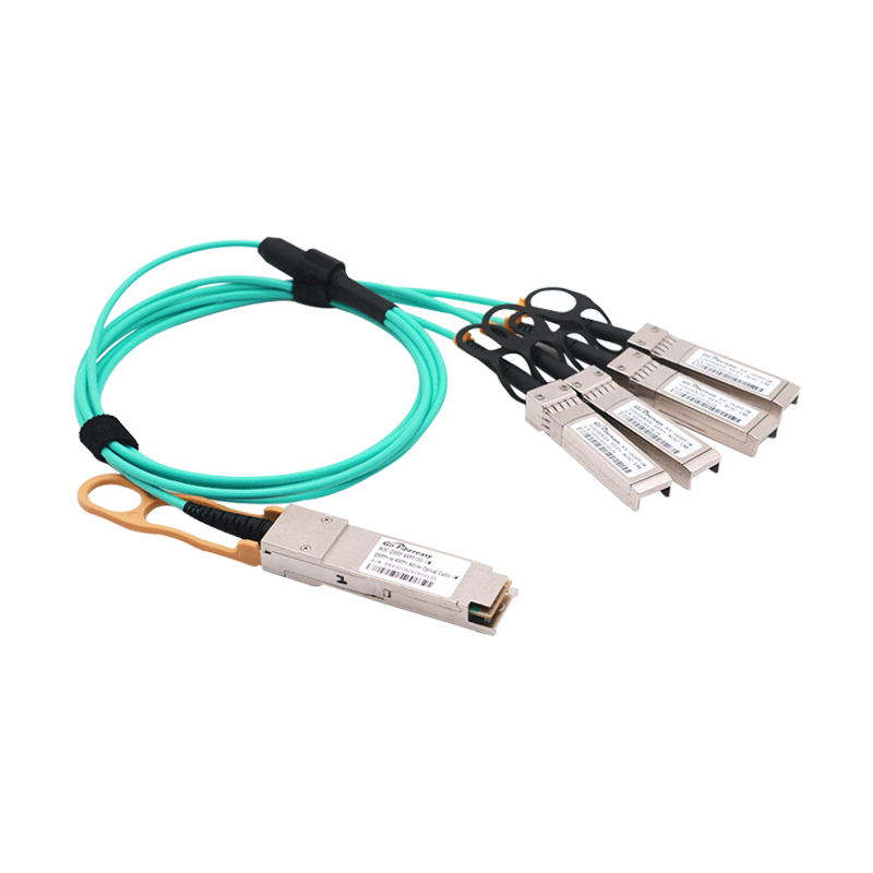 100G转25G AOC有源分支光缆QSFP28转SFP28 1分4光纤线缆兼容思科Arista华为华三戴尔 100G（100GBASE-SR4）转4路25G（