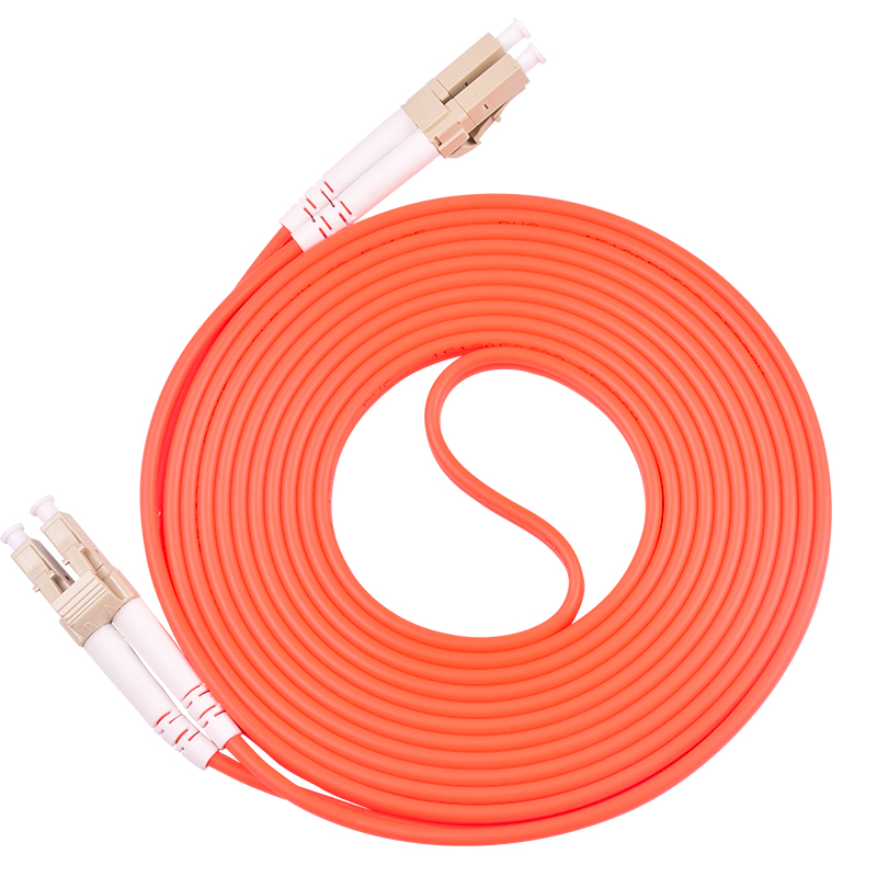 光纤跳线LC-LC 多模双芯OM1跳线UPC端面 线径3.0mm 62.5/125um PVC