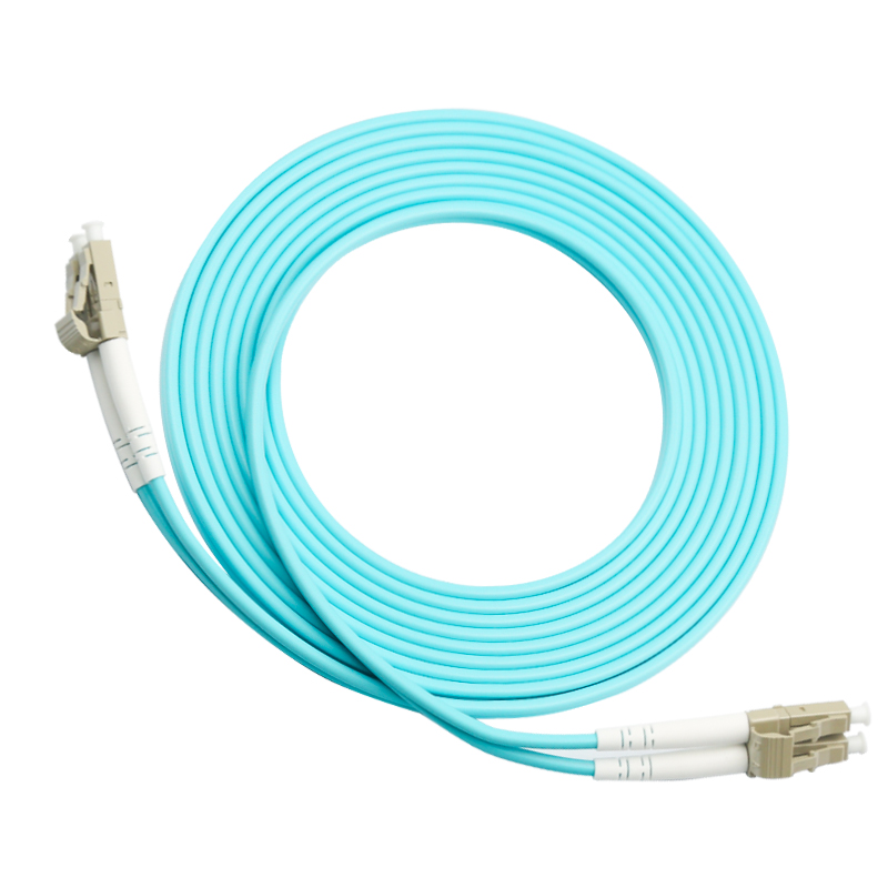 万兆光纤跳线LC-LC 多模双芯OM3跳线UPC端面 线径3.0mm 50/125um PVC